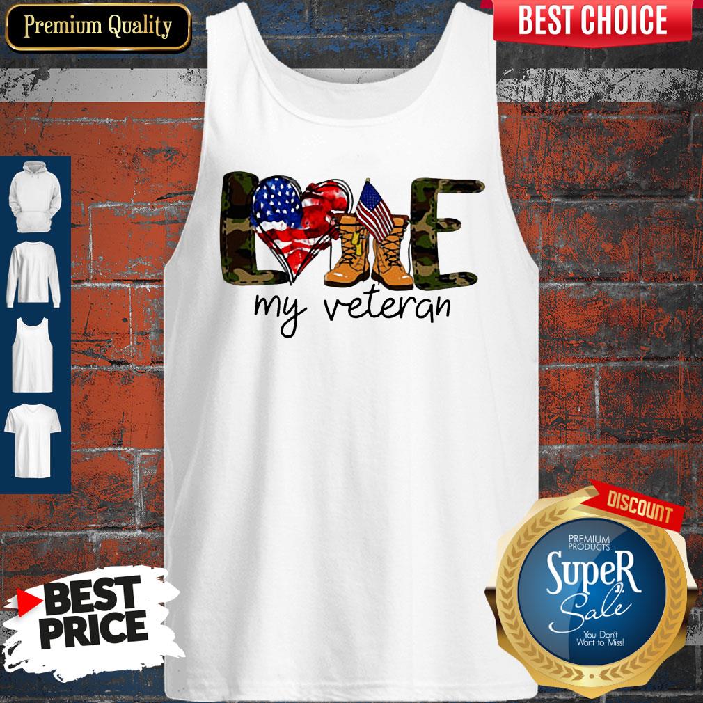 Awesome Love My Veteran America Shirt
