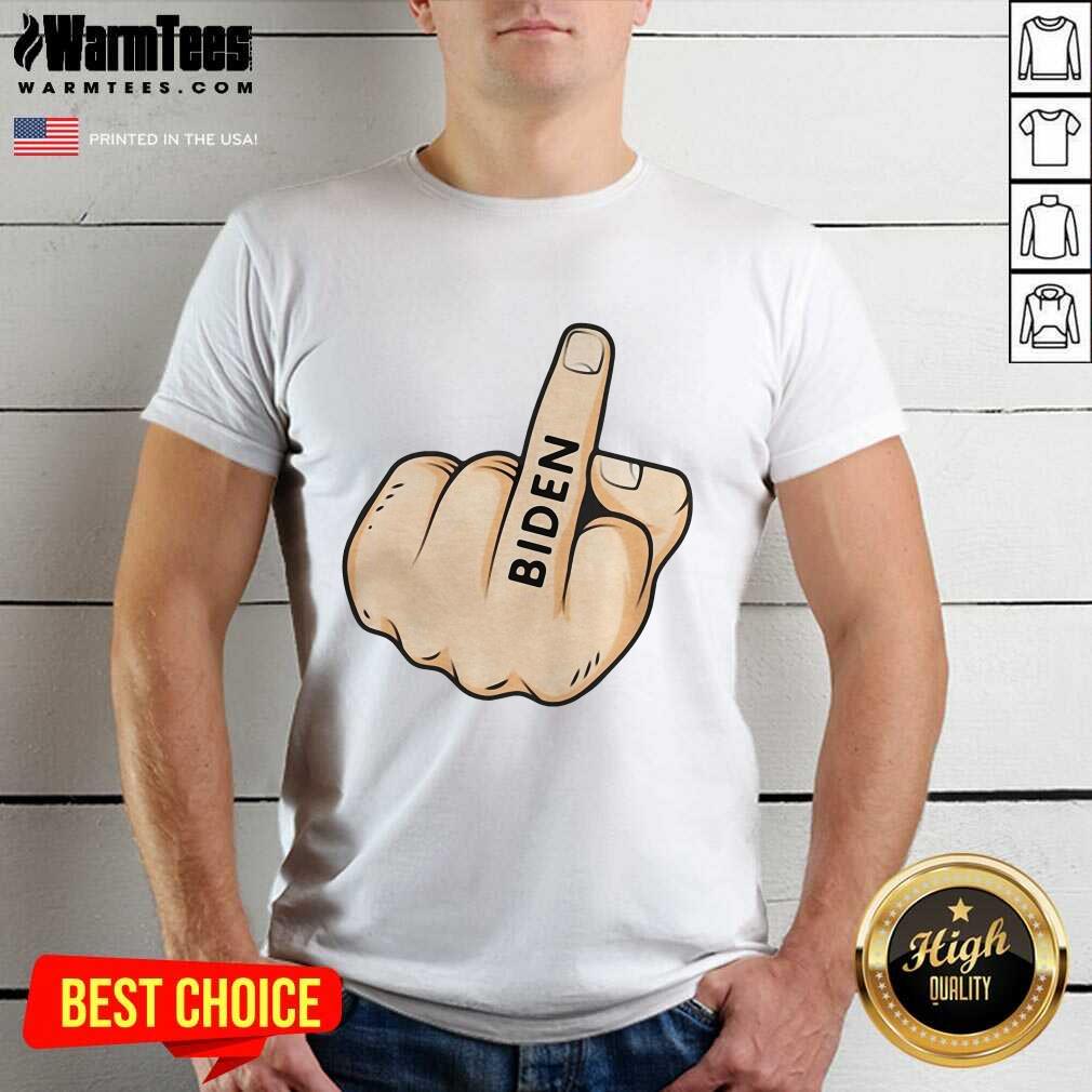 Awesome Middle Finger Fuck Biden Shirt