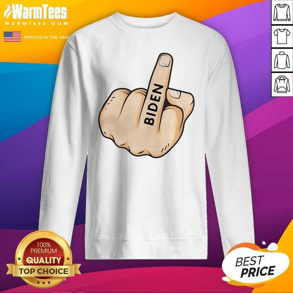 Awesome Middle Finger Fuck Biden Shirt