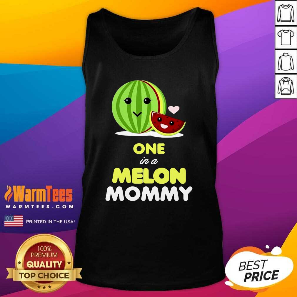 Awesome One In A Melon Mom Funny Fruit Watermelon Mom Shirt