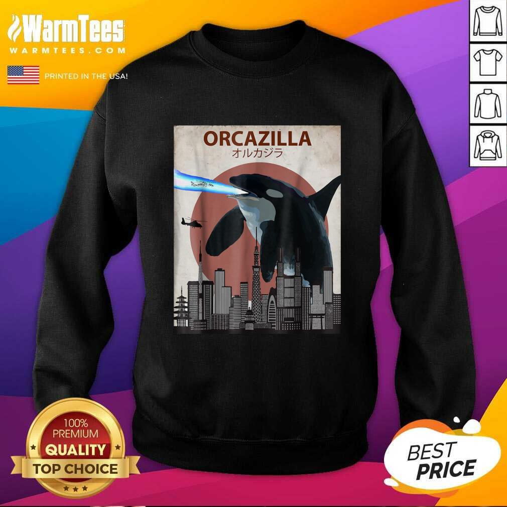 Awesome Orcazilla Killer Whale Orca Lovers Shirt