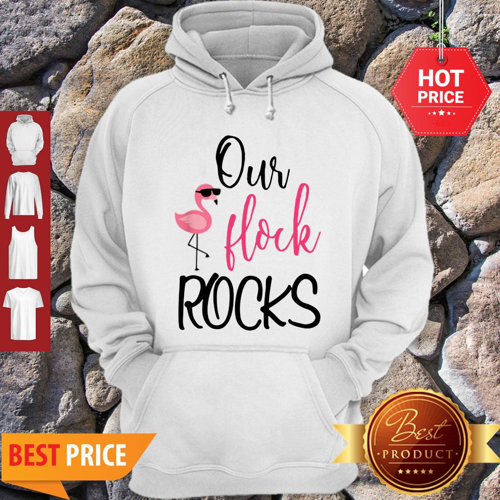 Awesome Our Flock Rocks Flamingo Mother’s Day Teacher Gift Shirt
