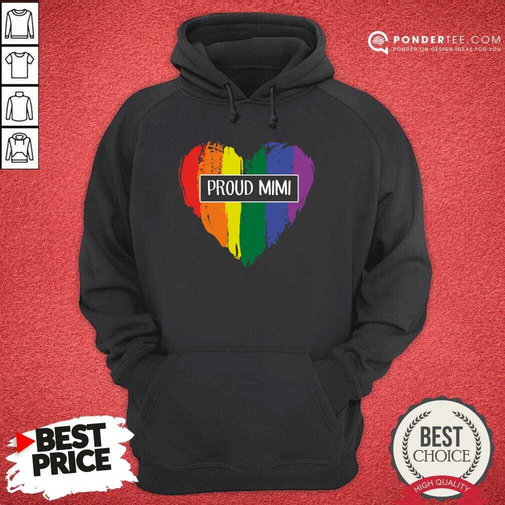 Awesome Proud Mimi Rainbow Grandma LGBT 02 Shirt