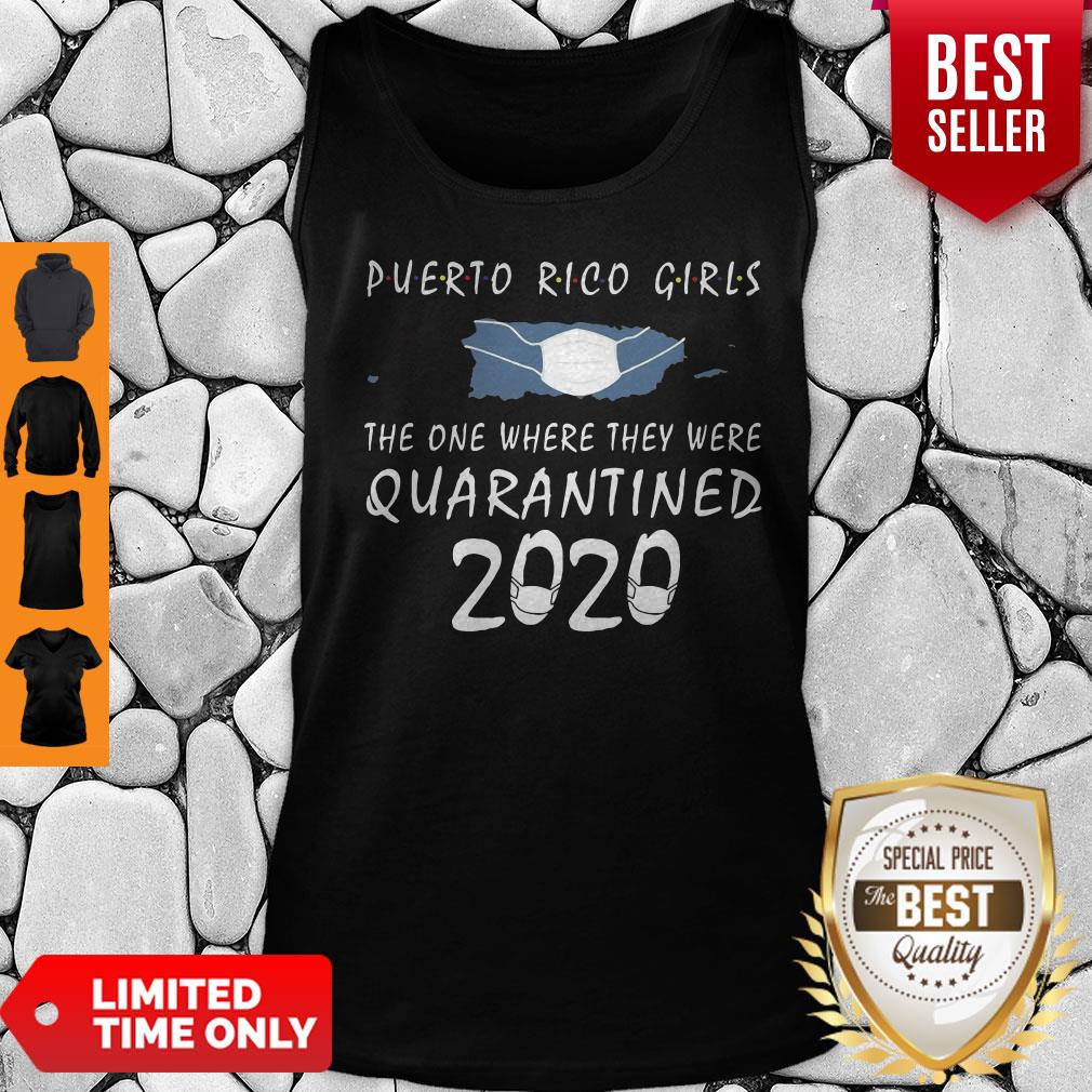 Awesome Puerto Rico Girls Face Mask Quarantined 2020 Shirt