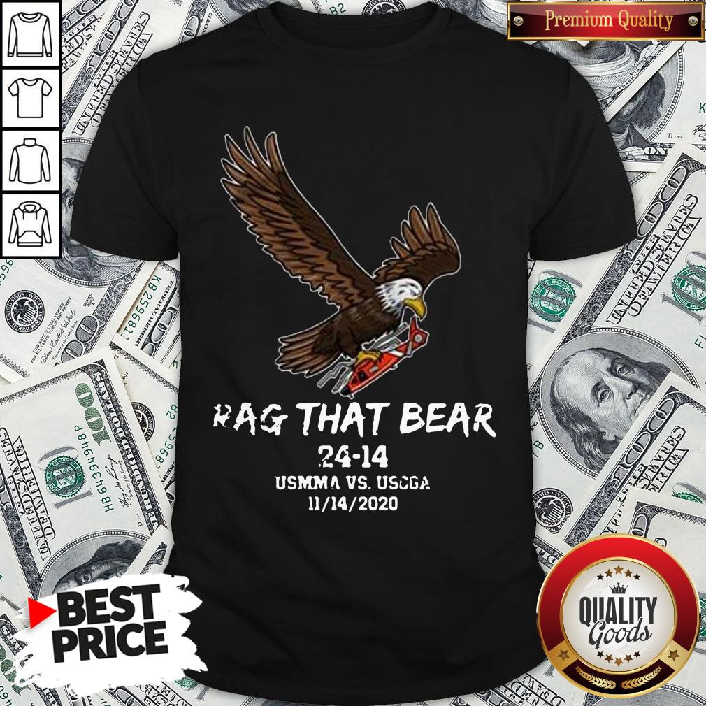 Awesome Rag That Bear 24 14 Usmma Vs. Uscga Shirt