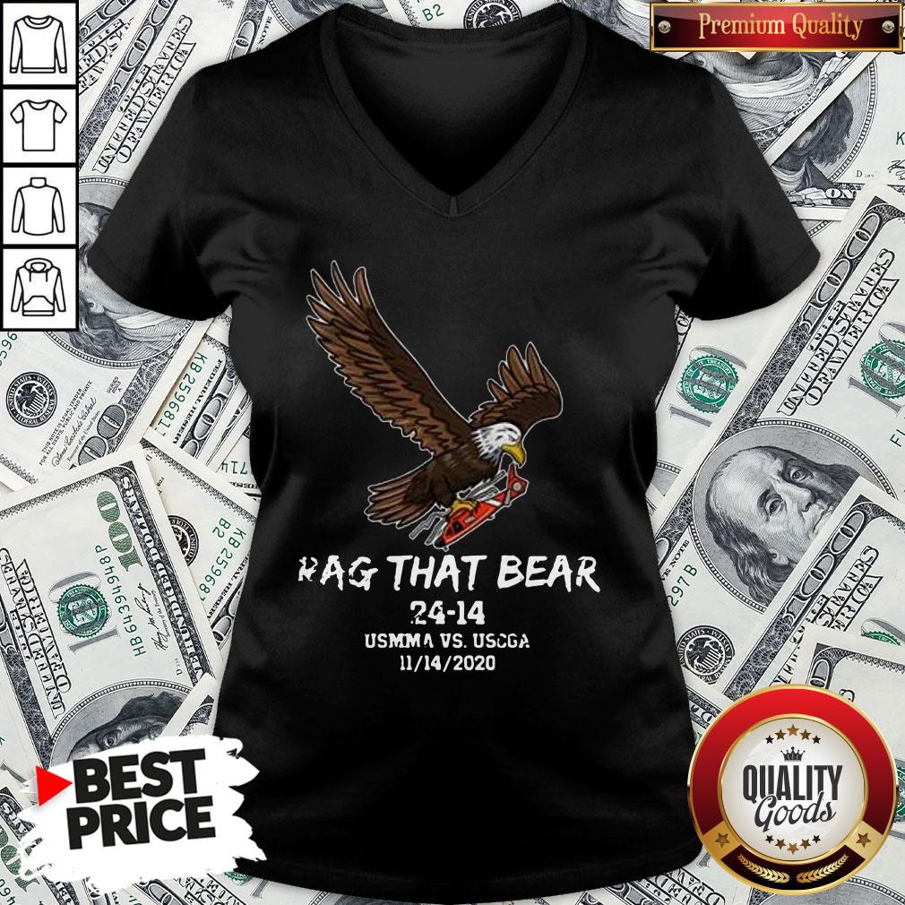 Awesome Rag That Bear 24 14 Usmma Vs. Uscga Shirt