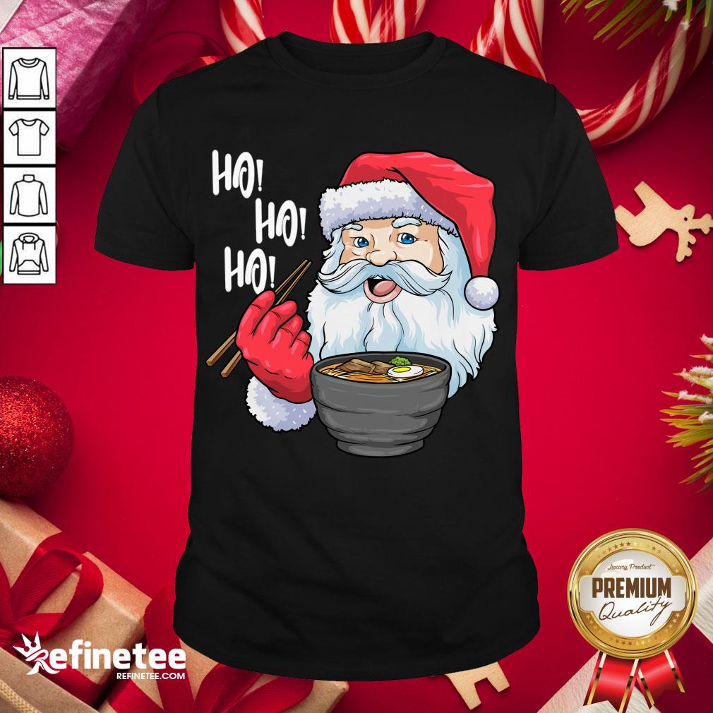 Awesome Santa Ramen Noodles Shirt Christmas Japanese Noodles Shirt