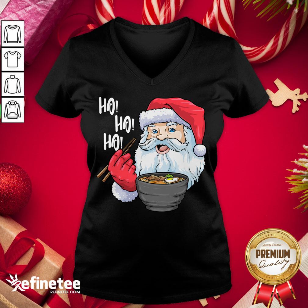 Awesome Santa Ramen Noodles Shirt Christmas Japanese Noodles Shirt