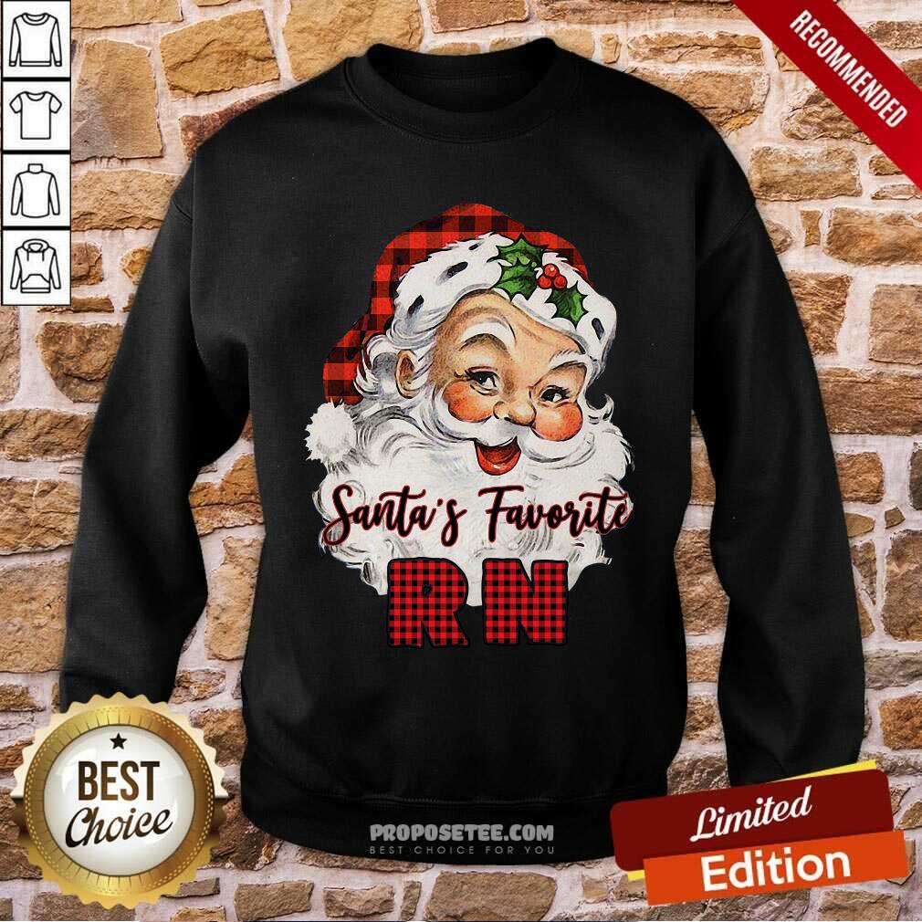 Awesome Santa’s Claus Favorite Rn Christmas 2020 Shirt