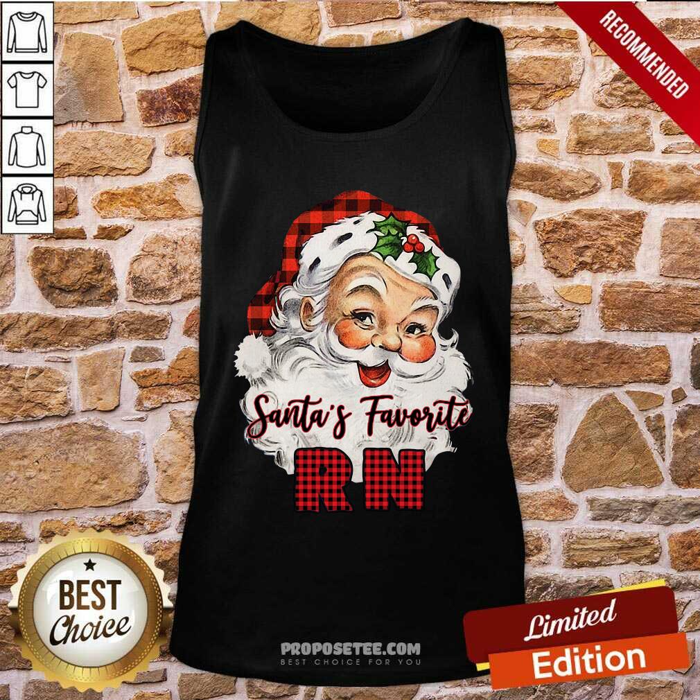 Awesome Santa’s Claus Favorite Rn Christmas 2020 Shirt