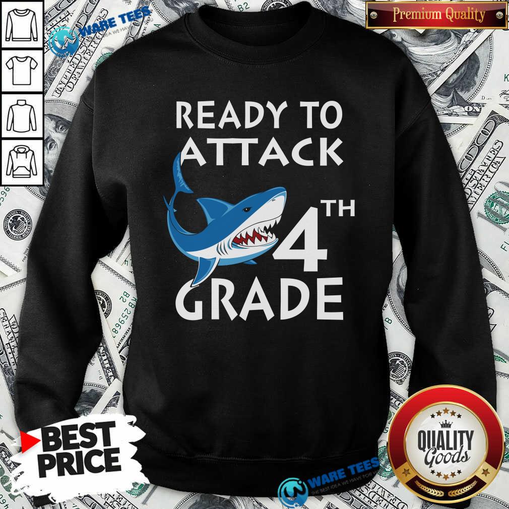 Awesome Shank Ready To Attack 4th Grade Shirt