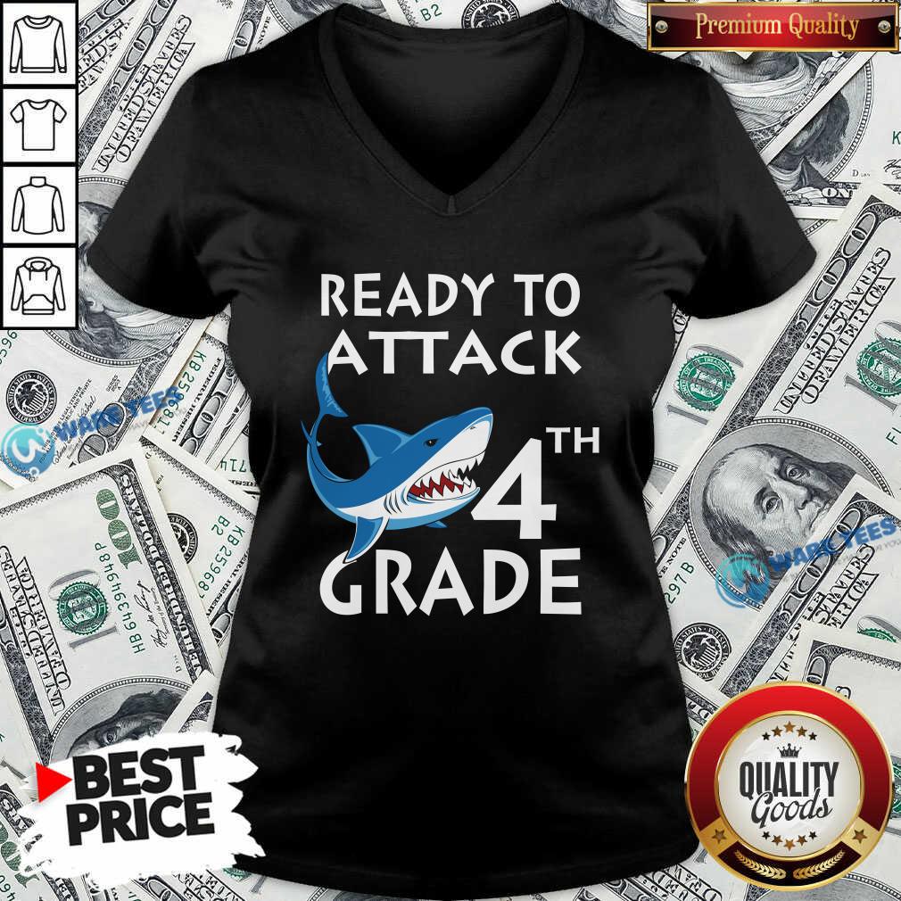 Awesome Shank Ready To Attack 4th Grade Shirt