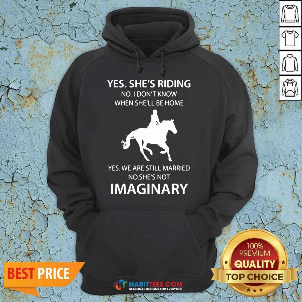 Awesome Shes Riding Imaginary 123 Shirt