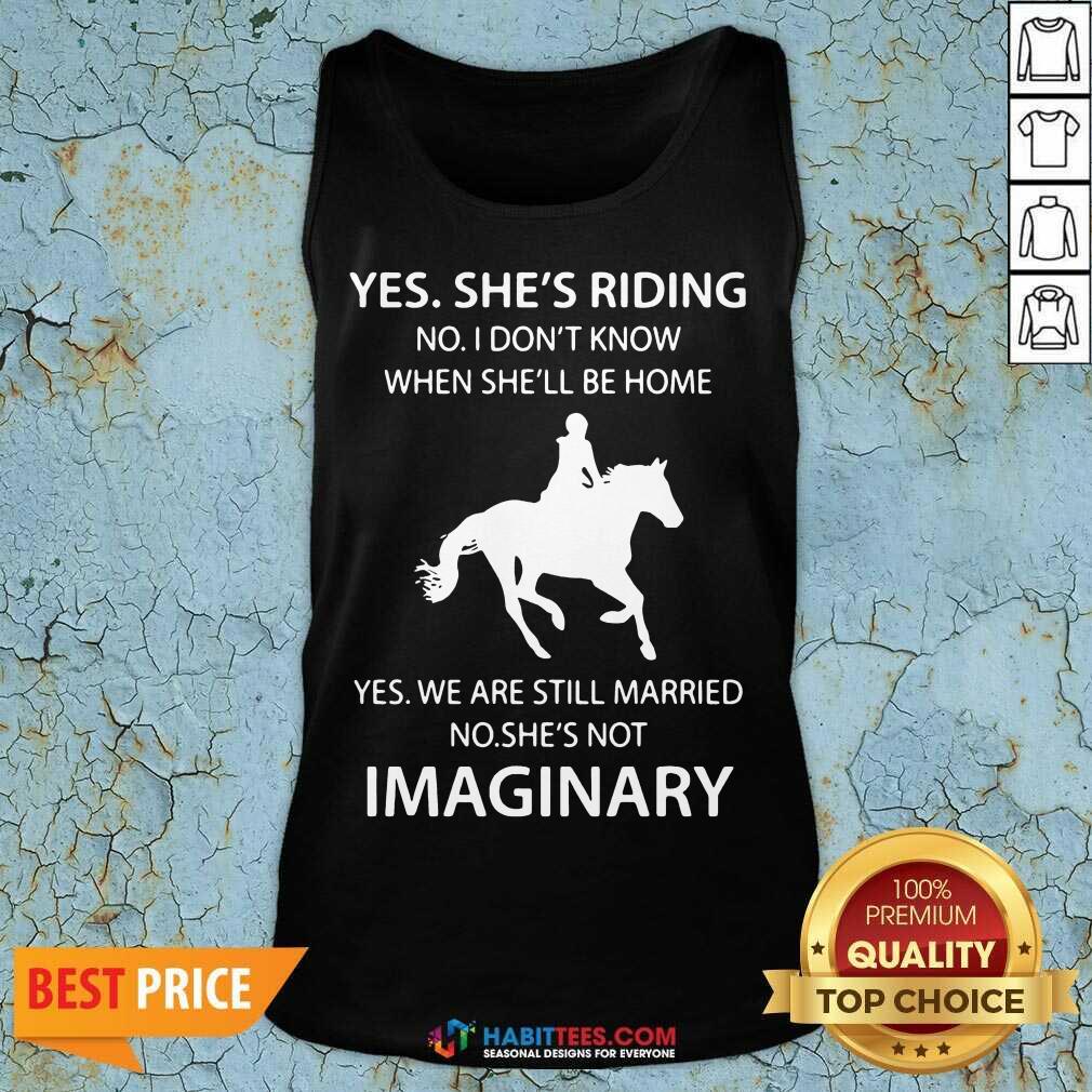 Awesome Shes Riding Imaginary 123 Shirt