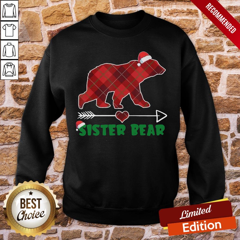 Awesome Sister Bear Christmas Gifts Shirt