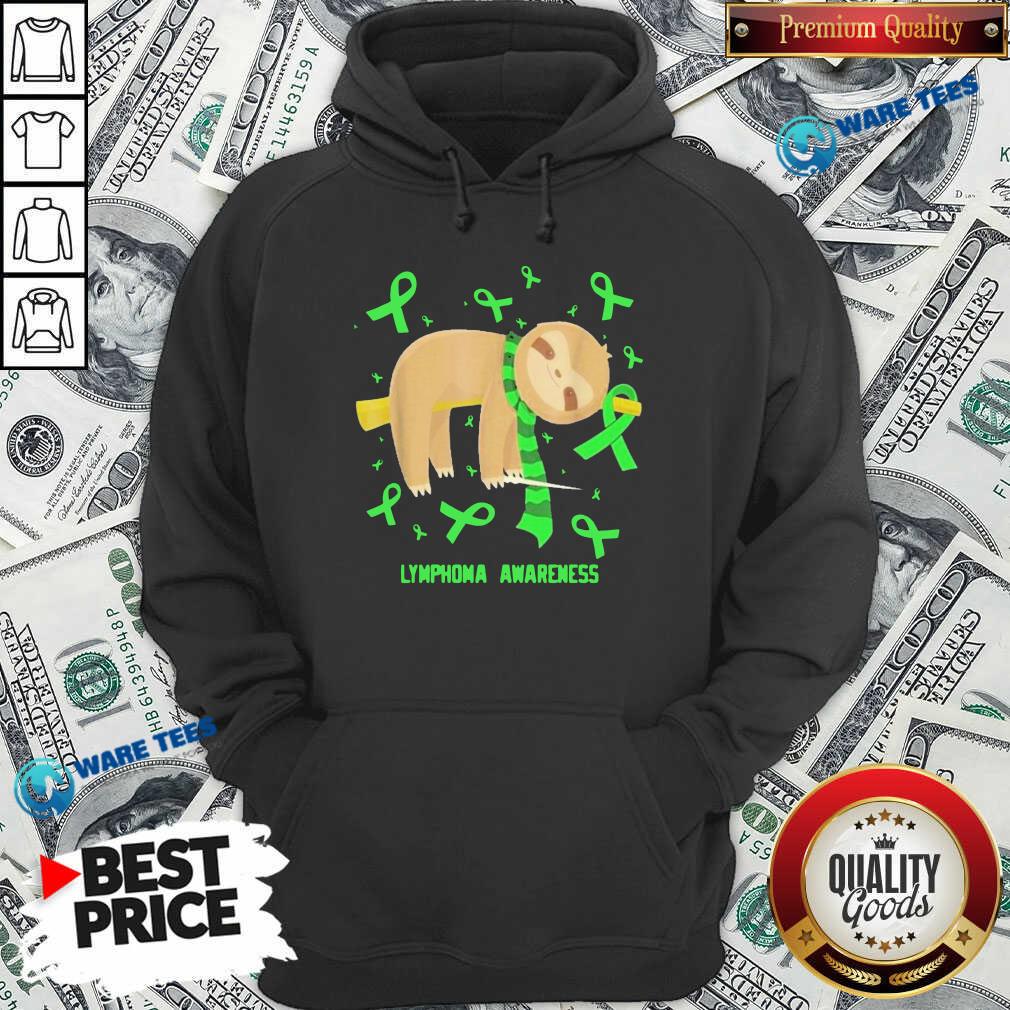 Awesome Sloth Lymphoma Awareness Shirt