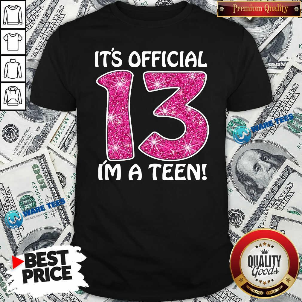 Awesome Teenager 13Th Birthday Gift 2007 13 Years Old Girls Shirt