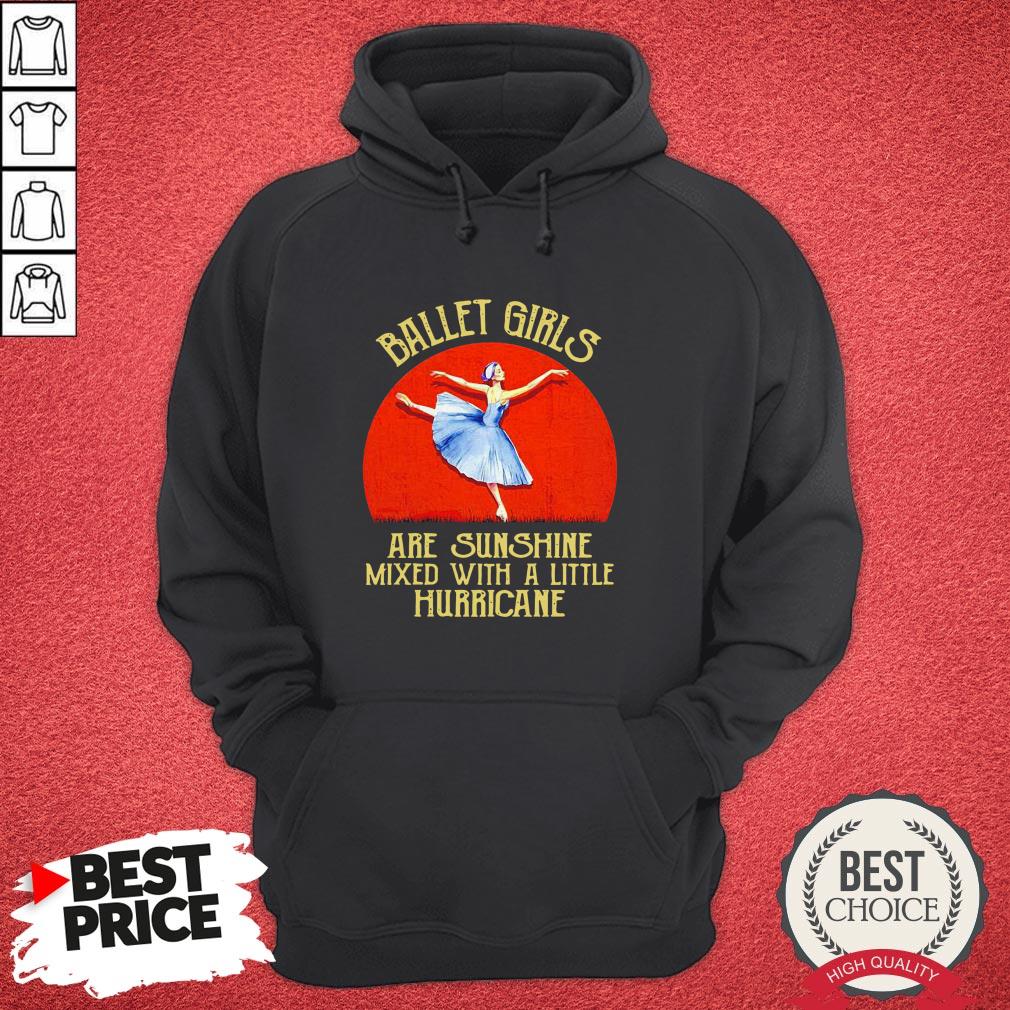 Ballet Girl Are Sunshine Mixed With A Little Hurricane Halloween Shirt