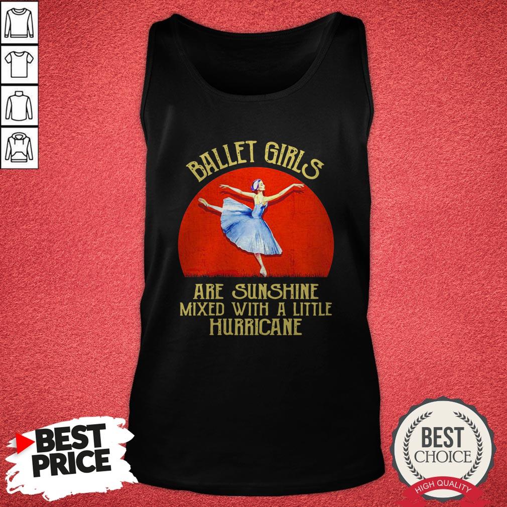Ballet Girl Are Sunshine Mixed With A Little Hurricane Halloween Shirt