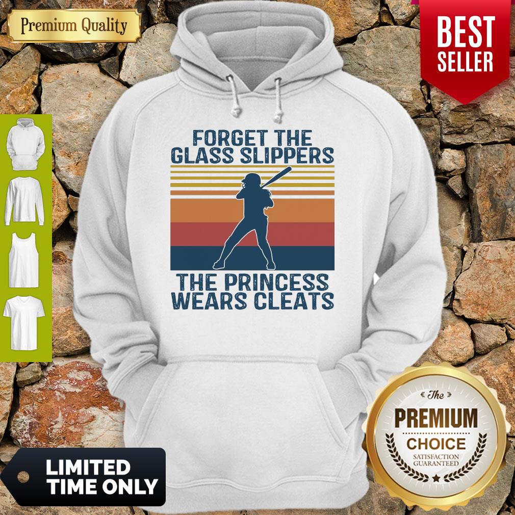 Baseball Forget The Glass Slippers This Princess Wears Cleats Vintage Shirt