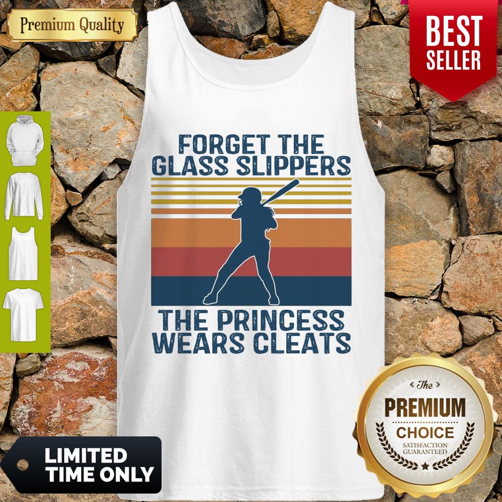 Baseball Forget The Glass Slippers This Princess Wears Cleats Vintage Shirt
