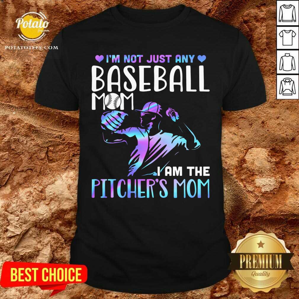 Baseball Mom I'm The Pitcher's Mom Shirt