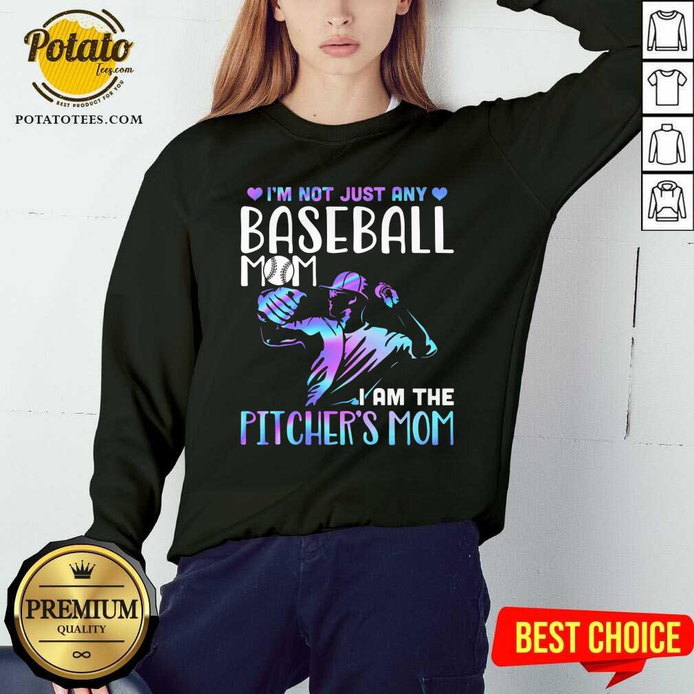 Baseball Mom I'm The Pitcher's Mom Shirt