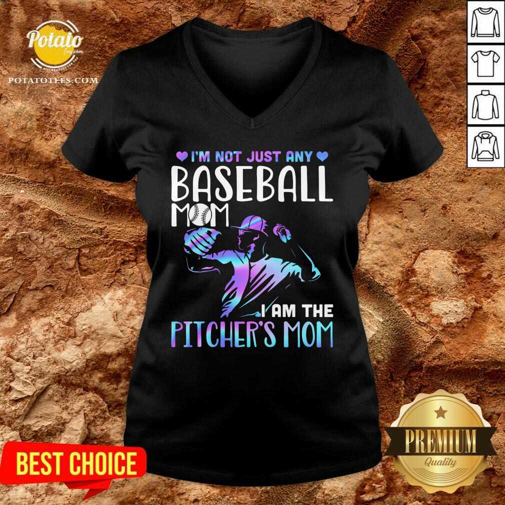 Baseball Mom I'm The Pitcher's Mom Shirt