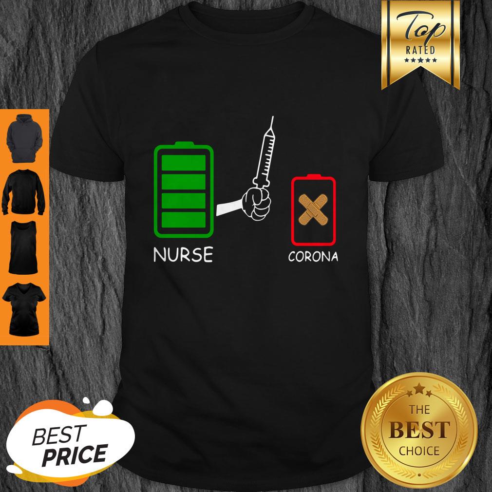 Battery Source Nurse And Coronavirus Covid-19 Shirt