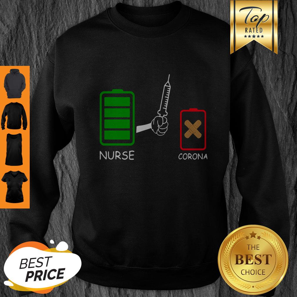 Battery Source Nurse And Coronavirus Covid-19 Shirt