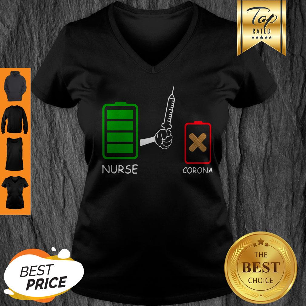 Battery Source Nurse And Coronavirus Covid-19 Shirt