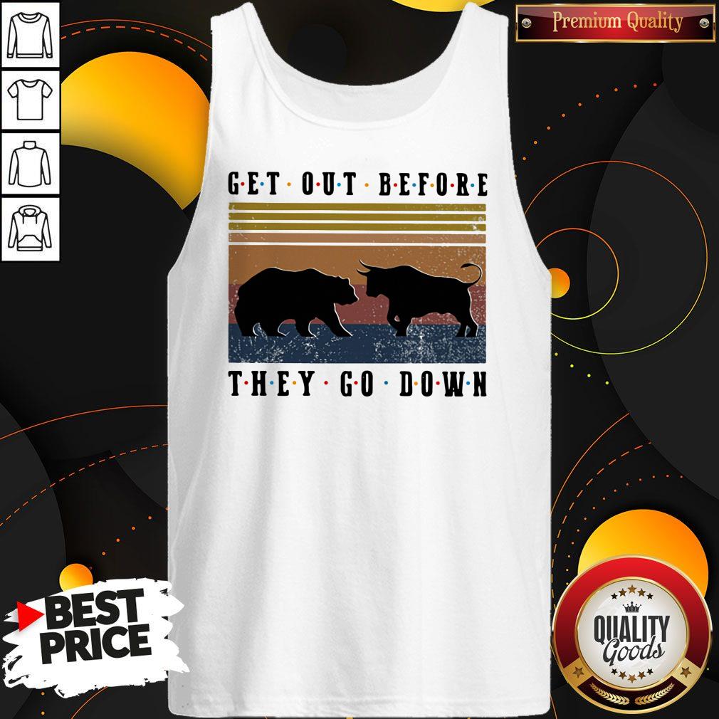 Bear And Buffalo Get Out Before They Go Down Vintage Shirt