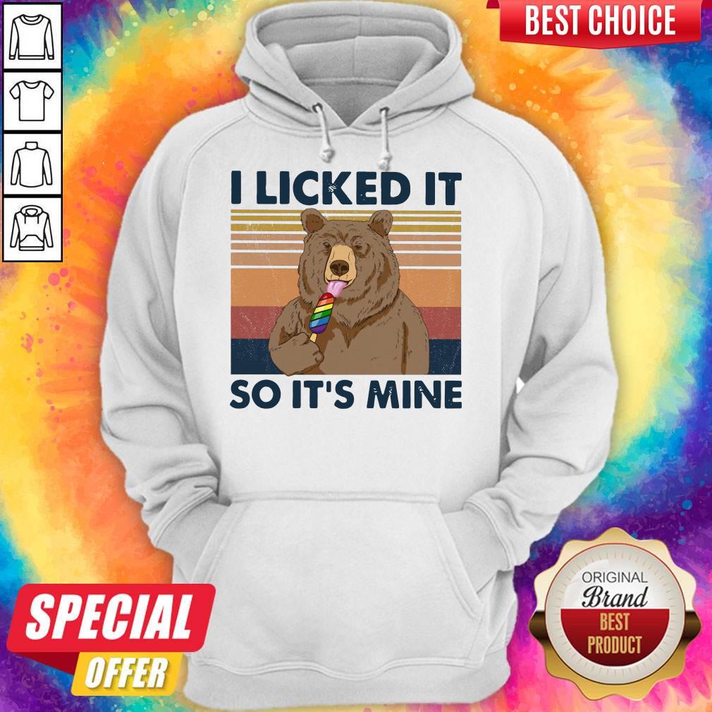 Bear I Licked It So It's Mine Vintage Shirt
