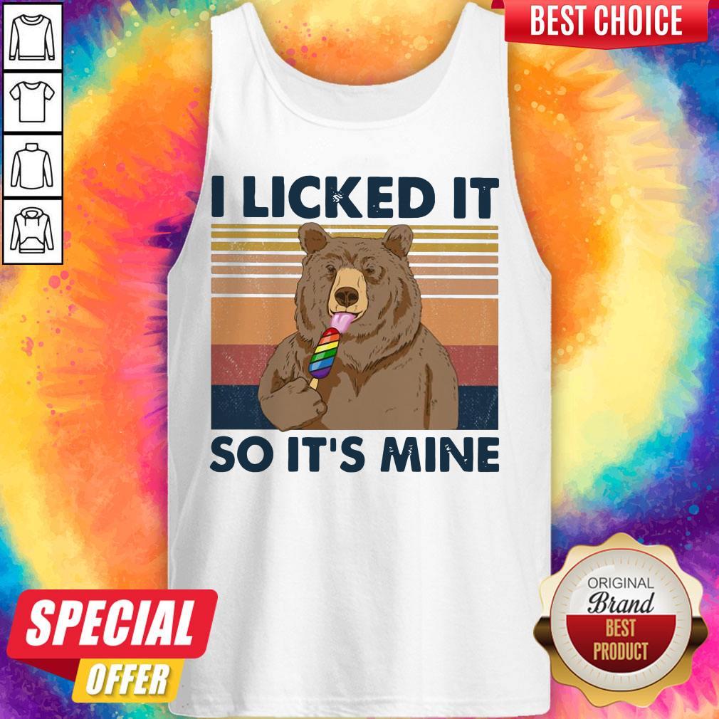 Bear I Licked It So It's Mine Vintage Shirt