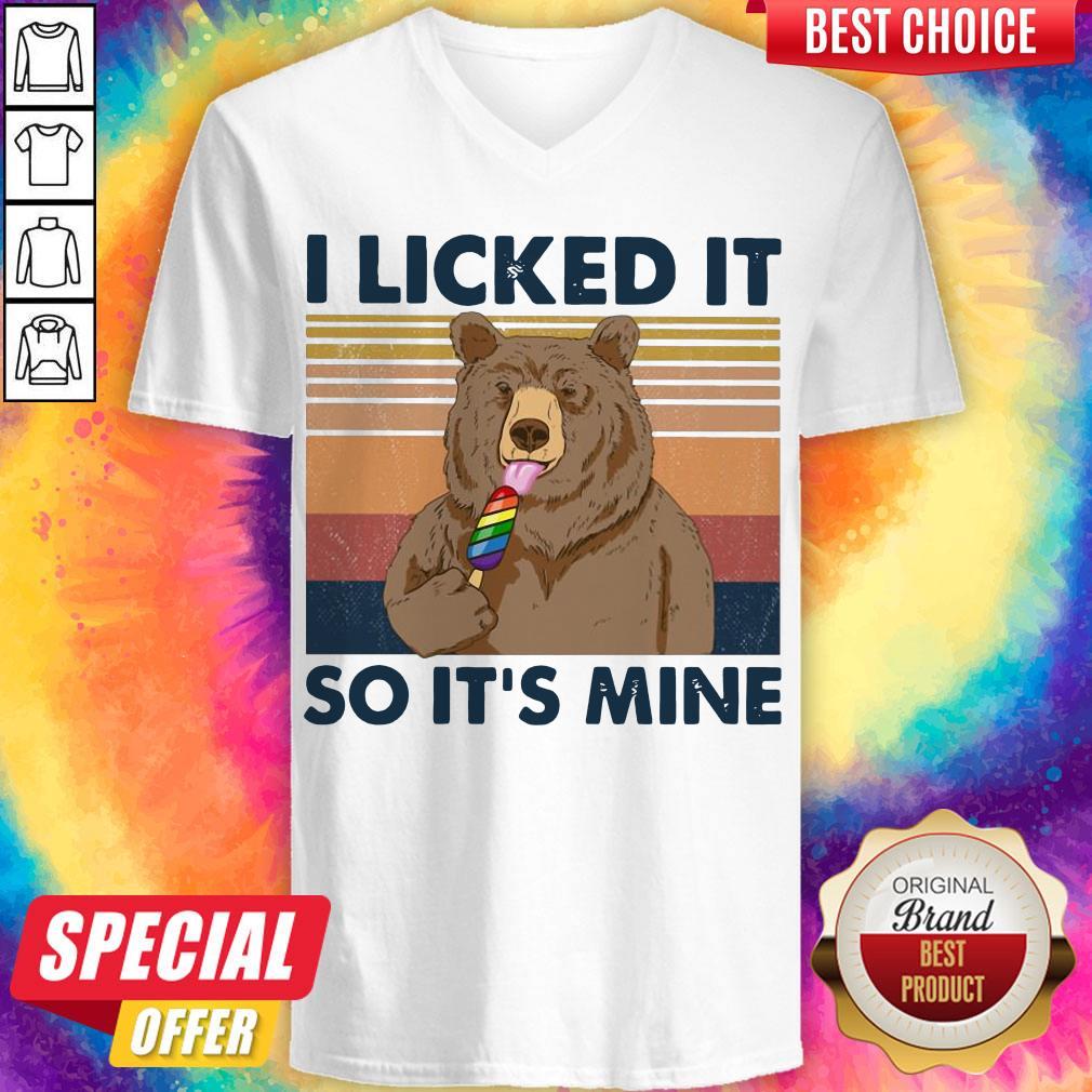 Bear I Licked It So It's Mine Vintage Shirt