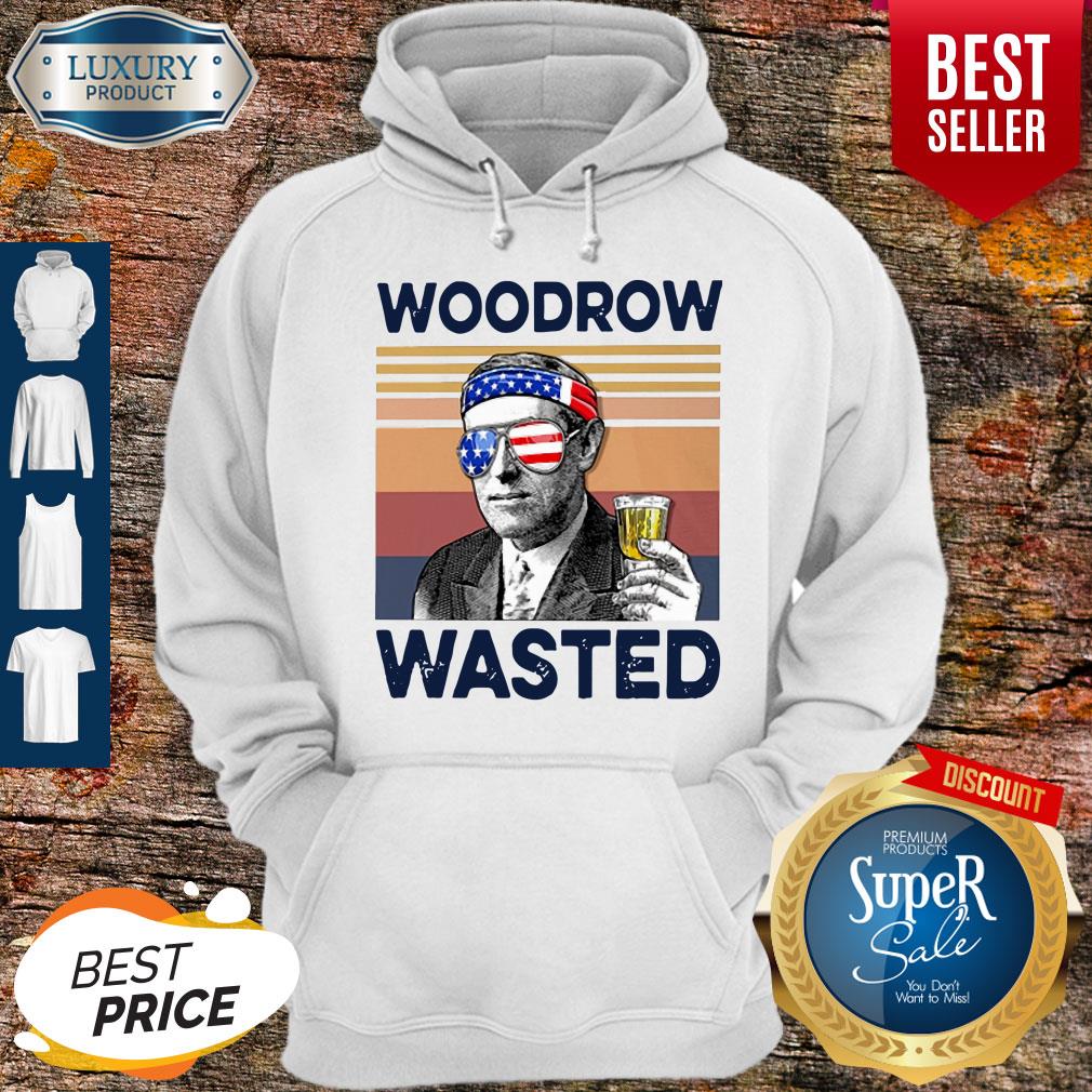 Beautiful American Flag Woodrow Wasted Shirt