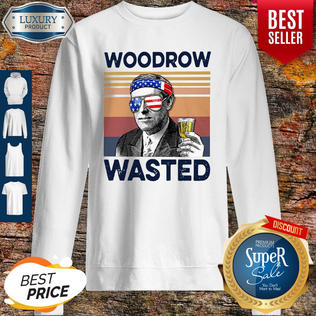 Beautiful American Flag Woodrow Wasted Shirt