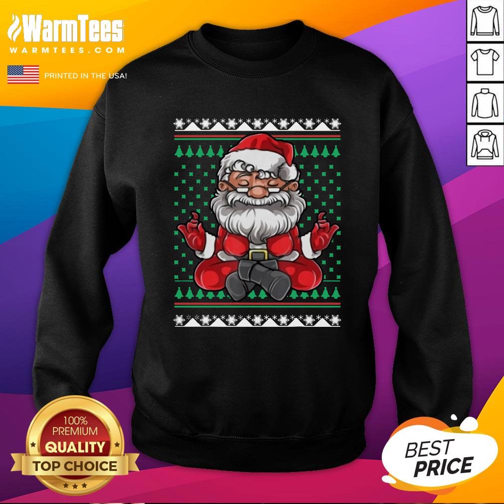 Beautiful Christmas Santa Yoga Shirt