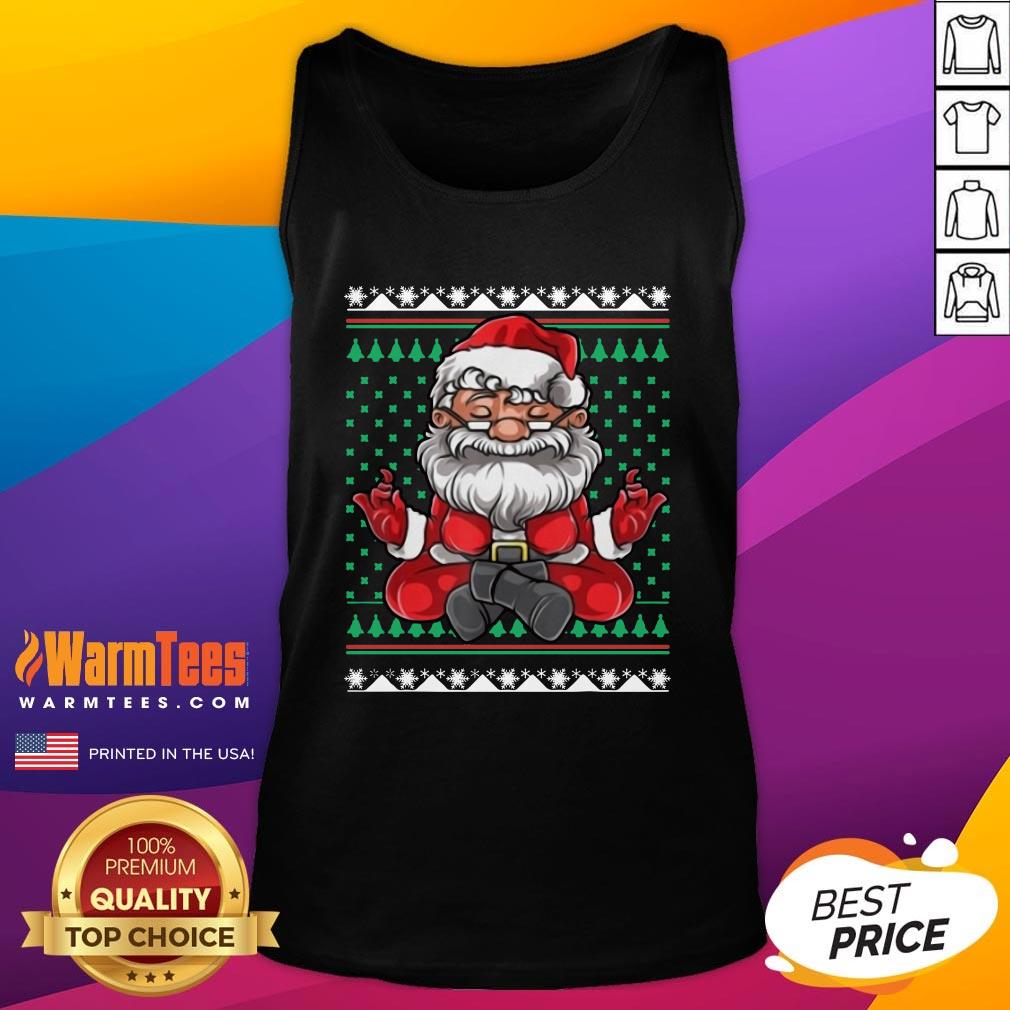 Beautiful Christmas Santa Yoga Shirt