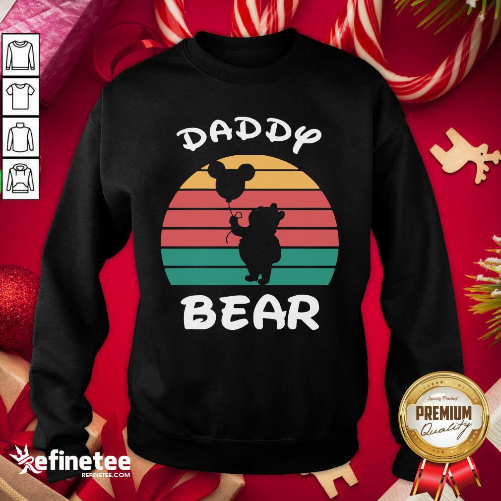 Beautiful Daddy Bear Disney Vintage Retro Shirt