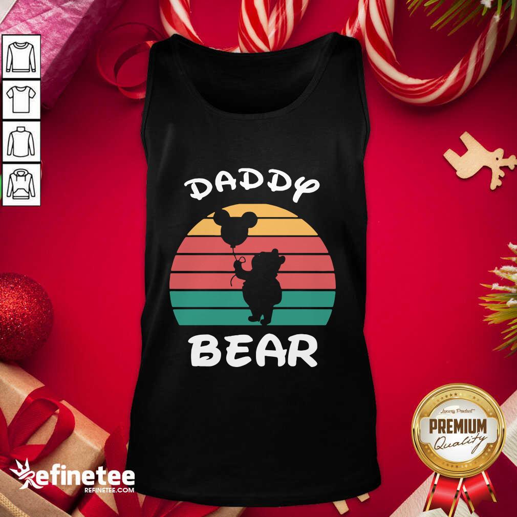 Beautiful Daddy Bear Disney Vintage Retro Shirt