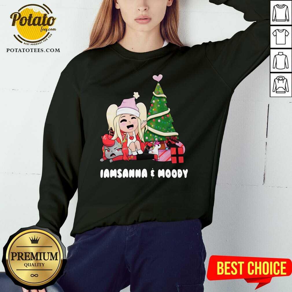Beautiful I Am Sanna And Moody Christmas Shirt