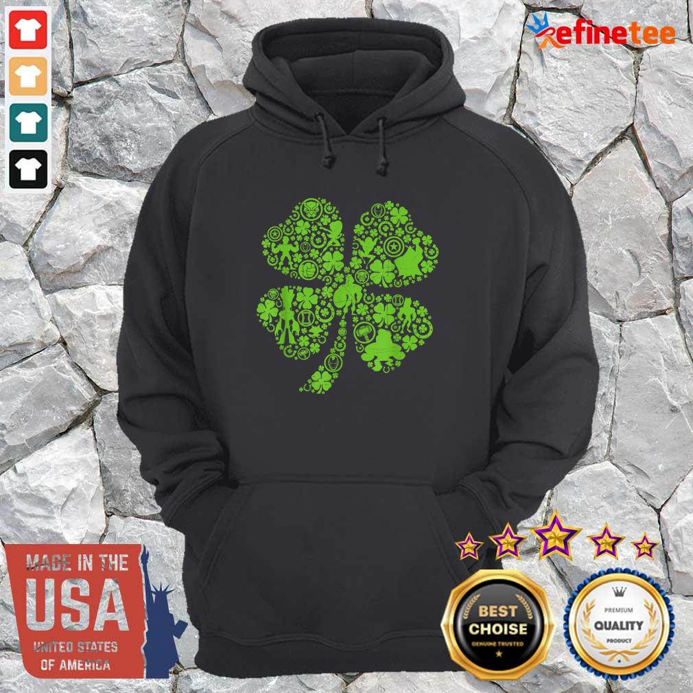 Beautiful Marvel Super Heroes Green Shamrock St. Patrick’s Day Shirt