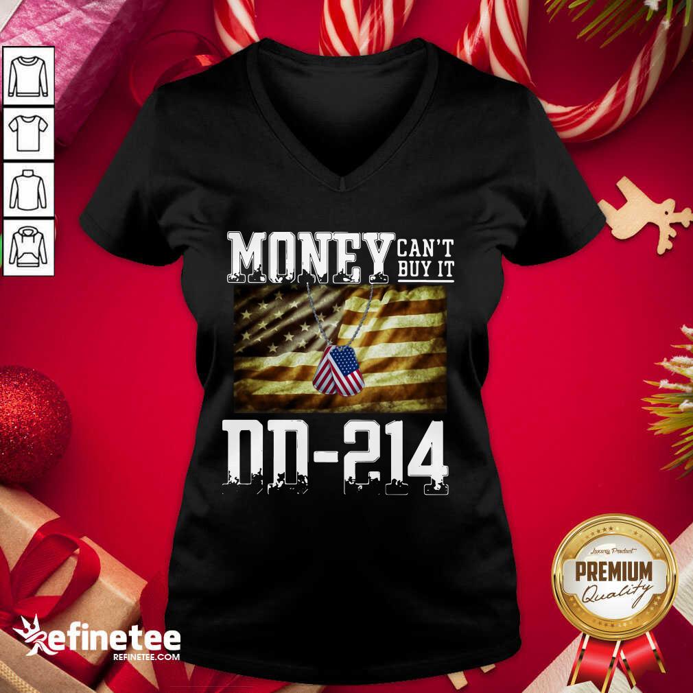 Beautiful Money Can’t Buy It DD214 American Flag Shirt