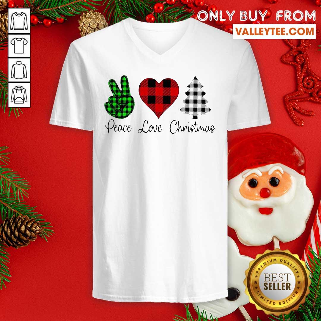 Beautiful Peace Love Christmas Shirt