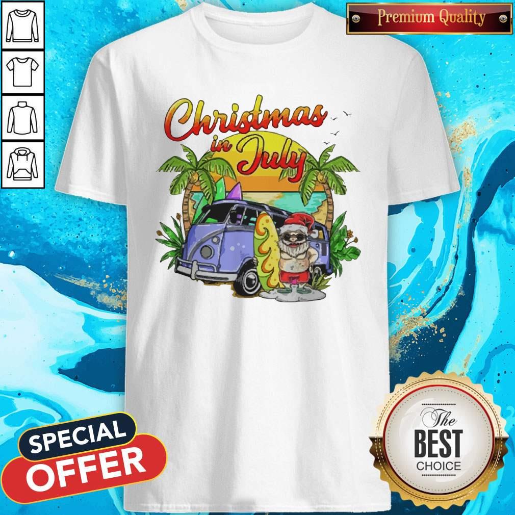 Beautiful Summer Christmas In July Shirt