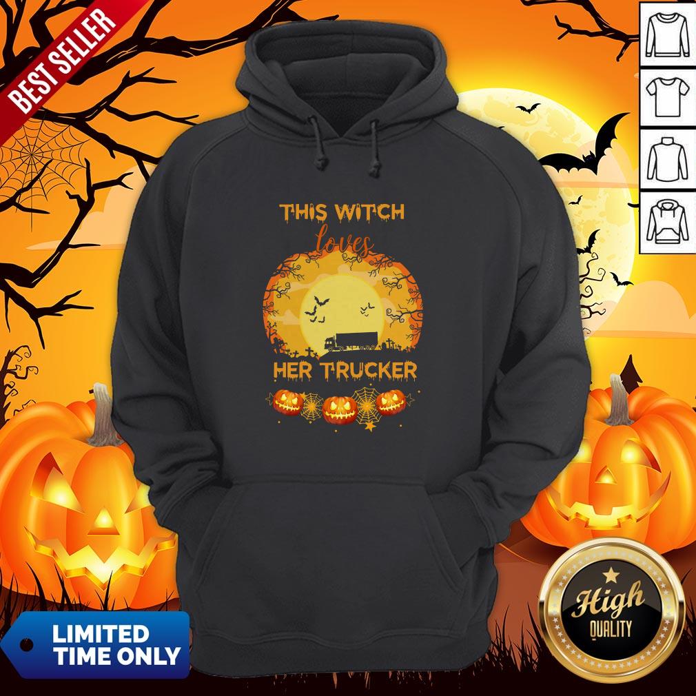 Beautiful This Witch Loves Her Trucker Shirt