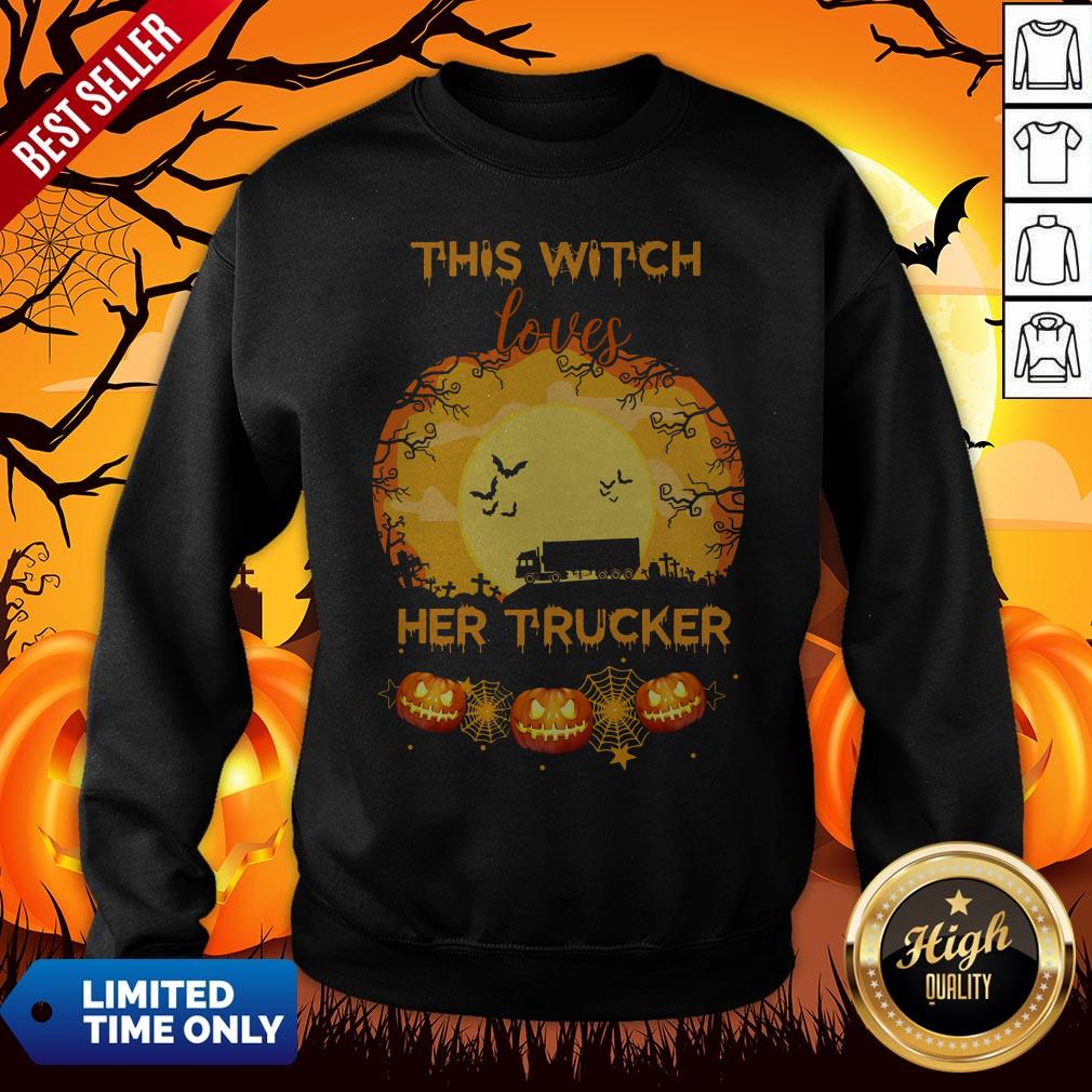 Beautiful This Witch Loves Her Trucker Shirt
