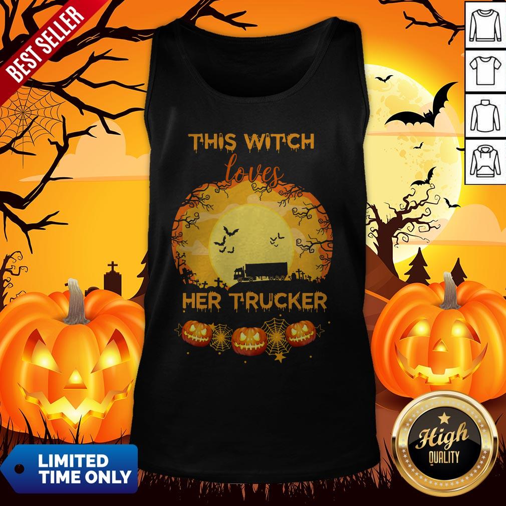 Beautiful This Witch Loves Her Trucker Shirt
