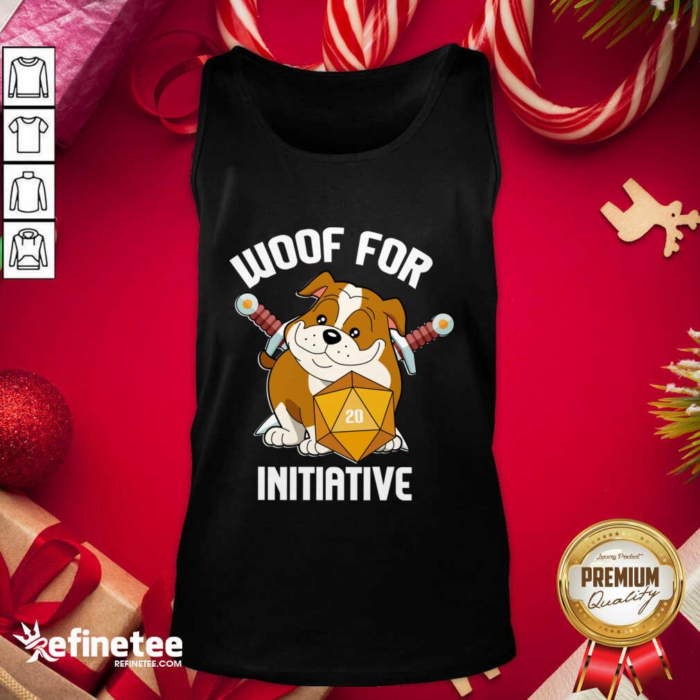Beautiful Woof For Initiative Bulldog D20 Shirt